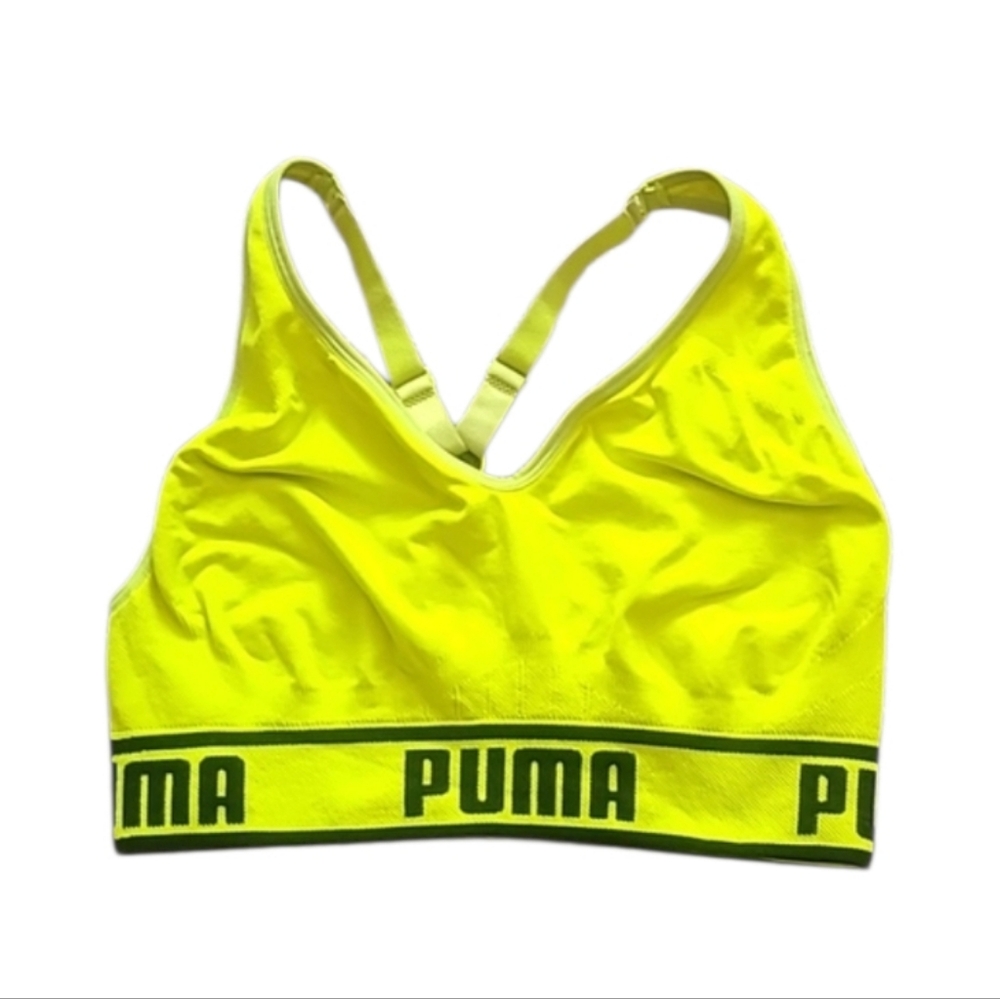 Puma Lime Green Sports Bra
